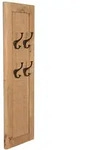 Wandgarderobe 'Havanna' Massivholz, Metall, Rattan Mango