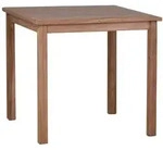 Teak Esstisch 80x80cm Massivholz Teak