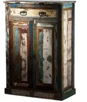Highboard Vertiko 'Seaside' Massivholz Recycletes Holz Shabby Chic