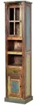 Badezimmer-Hochschrank 'Seaside' Massivholz Recycletes Holz Shabby Chic