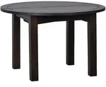 Esstisch Colombo 120cm rund - ausziehbar Massivholz Pinie