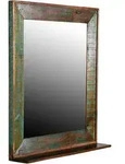 Badezimmer-Spiegel 'Seaside' Massivholz Recycletes Holz Shabby Chic