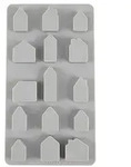 Silikon Gie&szlig;form "Mini-H&auml;user"