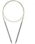addi Rundstricknadel, Messing, 80 cm