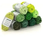 gr&uuml;ndl Wolle Cotton Quick Mini "Shades of Green"