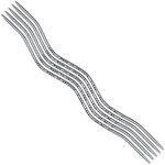 addi Strumpfstricknadeln "CraSySnake Lace", Aluminium, 15 cm