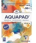 Aquarellpapier-Block, DIN A6, 50 Blatt, 300 g/m2