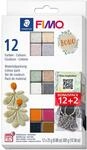 Fimo Effectfarben-Set "Boho", 12 Farben