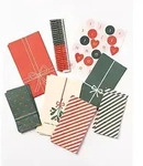 folia Adventskalendert&uuml;ten-Set, rot-gr&uuml;n, 24 St&uuml;ck
