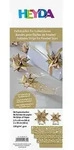 Heyda Papierstreifen-Set Fr&ouml;belsterne, gold-wei&szlig;, 96 Streifen