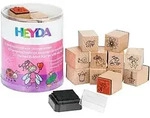 Heyda Stempel-Set "Kindermotive", 1,5 cm, 15 St&uuml;ck