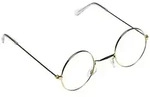 Brille "Rund", gold