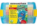 Plastilin-Knete "Winner", 14 Knetstangen + 2 Werkzeuge