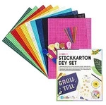 folia Stickkarton-Komplettset, 25 Teile