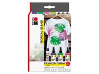 Marabu Fashion-Spray-Set Tropical Island, 3x 100 ml