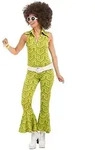 70s Jumpsuit "Green Hippie"