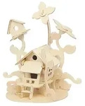 Holzbausatz Feenhaus, 21 x 23 cm