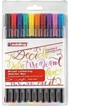 edding Brush Lettering Starter-Set, 10 Stifte
