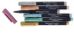 Faber-Castell Metallic Marker, 6 Stifte