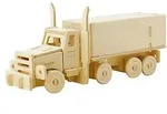 Holzbausatz Lastwagen, 19 x 8 cm