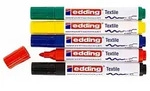 edding Textilmarker "Grundfarben", 5 Stifte