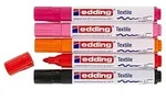 edding Textilmarker, Rott&ouml;ne, 5 Stifte
