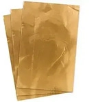 folia Pr&auml;gefolie, gold, 18,5 x 29 cm, 3 Blatt