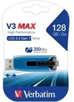 Verbatim USB 3.2 Stick 128GB, V3 MAX, blau-schwarz