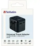 Ladeadapter, Universal Travel, UTA-02, schwarz