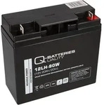 Q-Batteries 12LH-80W 12 V 20 Ah / 80 W AGM Hochstrom-USV-Akku