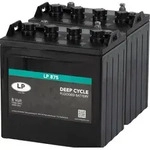 2x Landport LP 875 8V 170Ah Deep Cycle Traktionsbatterie (16V)