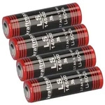 4x Kraftmax Lithium 3,6V Batterie LS14500 ER14505 AA - Zelle