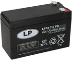 Landport LP12-7 T1 12V 7Ah AGM Bleiakku VdS 4,8 mm Faston