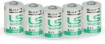 5x Saft Lithium 3,6V Batterie LS 14250 - 1/2 AA - LS14250 Li-SOCl2