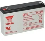 Yuasa NP7-6 AGM-Bleiakku 6V 7Ah &ndash; Faston F1 4,8 mm