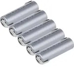 5x XCell Akku Mignon AA 2200 mAh 1,2V NiMh mit Z L&ouml;tfahne Flattop Hochstrom