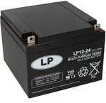 Landport LP12-24 T3 12V 24Ah AGM Bleiakku VdS