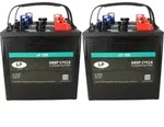 4x Traktionsbatterie Landport LP 105 6V 225Ah Deep Cycle (24V)