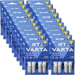 80x VARTA Ultra Lithium AA Mignon 6106 FR14505 1,5V 3000mAh - 20x 4er Blister