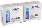 200x XCell AAA LR03 Micro Super Alkaline 1,5V Batterie