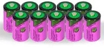 10x Tadiran Lithium 3,6V Batterie SL 750/S 1/2AA - Zelle 14250