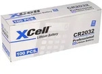 100er Spar-SET XCell CR2032 Lithium-Knopfzelle 3V / 220mAh