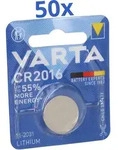 VARTA CR2016 Lithium-Knopfzelle 3V 50 St&uuml;ck 1er Blister
