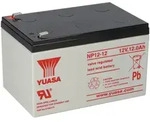 Yuasa NP12-12 AGM-Bleiakku 12V 12Ah VdS &ndash; Faston F2 6,3 mm