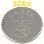 320x Varta Lithium 3V CR2032-P Bulk 3V/220mA lose CR 2032