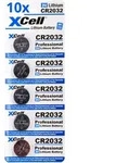 50er Spar-Set XCell CR2032 Lithium-Knopfzelle 3V / 220mAh (10x5er Pack)