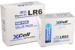 200 Batterien 100x XCell LR03 Micro AAA + 100x XCell LR6 Mignon AA