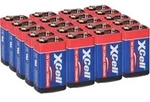 20x XCell Lithium 9V Block Batterie 1200mAh f&uuml;r Rauchmelder - passend f&uuml;r