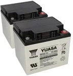 2x Yuasa REC50-12I zyklenfester AGM-Bleiakku je 12V 50Ah &ndash; M5-Innengewinde