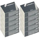 100x Duracell Procell MN1500 Mignon AA LR6 Batterie